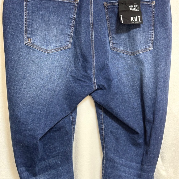 Kut From The Cloth Women's Jeans 24W Blue High Rise Natalie Boot Cut - Picture 6 of 12